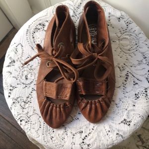 Jeffrey Campbell lace up flats size 8